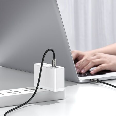Кабель USB-C BASEUS Display Fast Charging, Type-C - Type-C, 5A, 100W, 1 м, черный - 4
