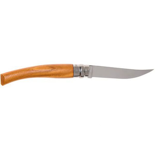 Нож филейный Opinel 8, нержавеющая сталь, рукоять оливковое дерево, 001144 - 3