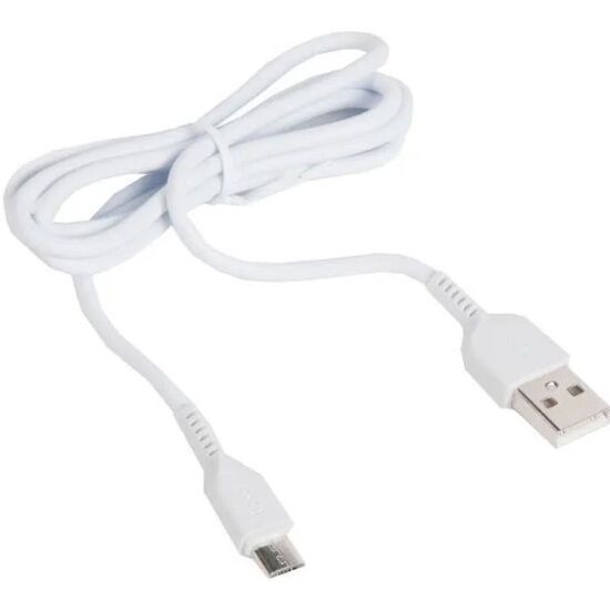 USB кабель HOCO X13 Easy MicroUSB, 2.4А, 1м, TPE (белый) - 4