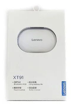 Наушники Lenovo XT93 True Wireless Earbuds белый - 4