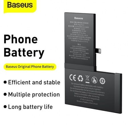 Аккумуляторная батарея BASEUS For iP XS max, 3174 мАч - 6