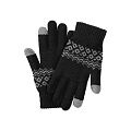 Перчатки для сенсорных экранов Xiaomi FO Touch Screen Warm Velvet Gloves (Black/Черный) - фото