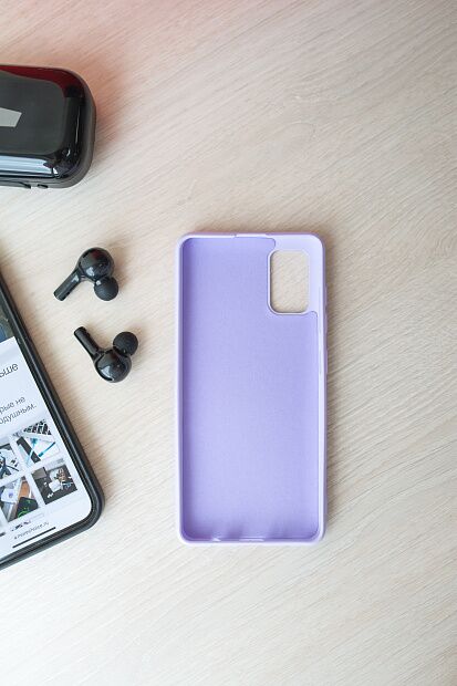 Чехол-накладка More choice FLEX для Samsung A41 (2020) фиолетовый - 3