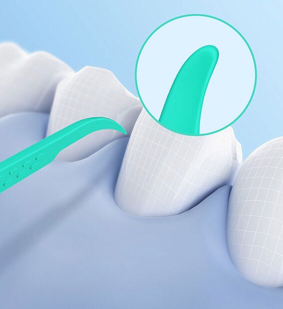 Зубная нить-зубочистка Dr.Bei Dental Cleaning Floss Stick (50 шт.) - 2