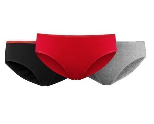Женские трусы Cottonsmith Festival Ladies Underwear 3 шт. Размер XL (Gray/Red/Black) 