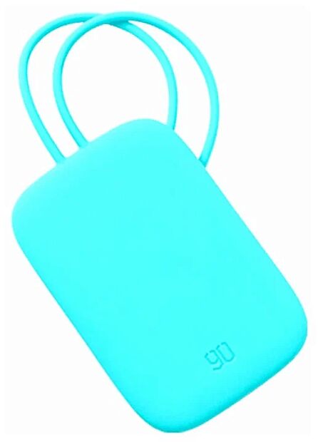 Силиконовая багажная бирка Ninetygo Silicone Luggage Tag Aqua Blue - 3