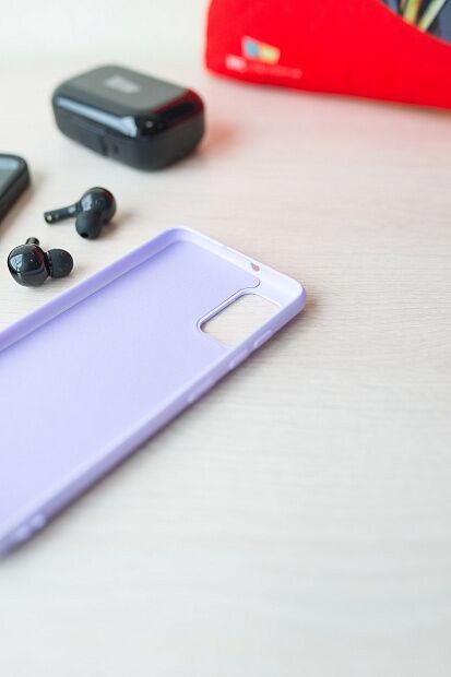Чехол-накладка More choice FLEX для Samsung A41 (2020) фиолетовый - 2
