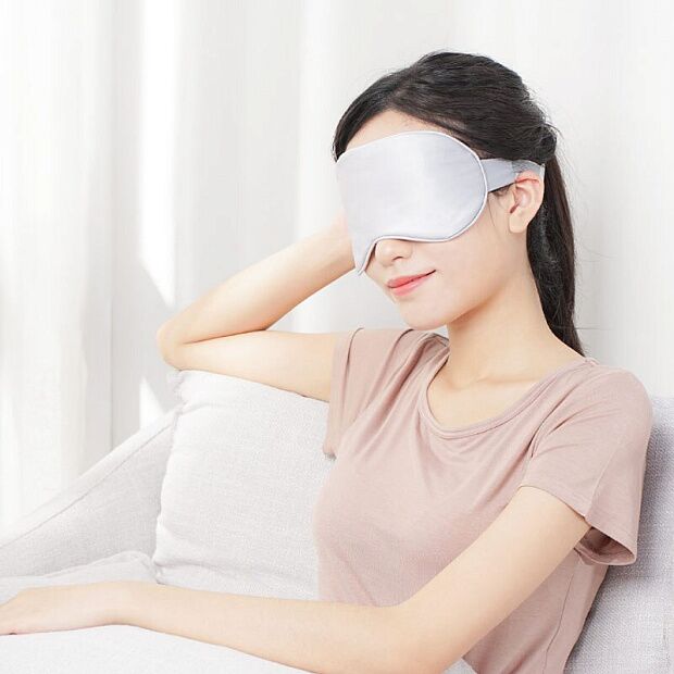 Маска для сна Xiaoda Heat Treatment Eye Mask (White/Белый) - 2