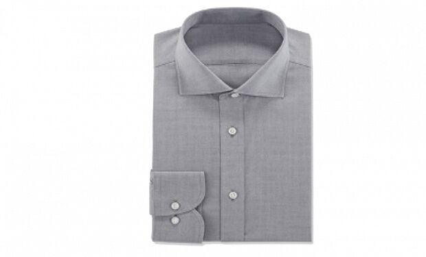 Мужская рубашка Xiaomi Fanke Ji Guowu  Shirt Windsor Collar (Grey/Серый) 
