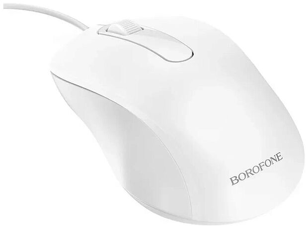 Мышь проводная BOROFONE BG4 Business USB (белый) - 3