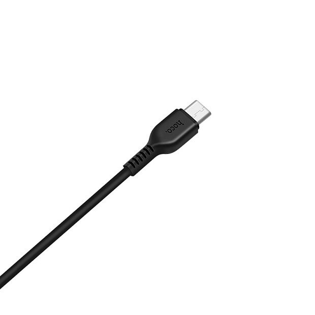 USB кабель HOCO X13 Easy Type-C, 2.4А, 1м, TPE (черный) - 4