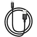 USB кабель HOCO X14 Times Speed Lightning 8-pin, 2м, нейлон (черный) - фото