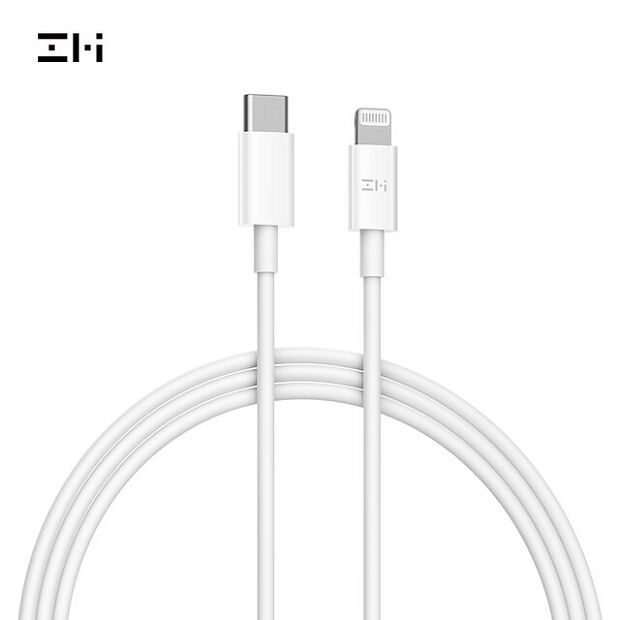 Кабель USB-C/Lightning ZMI MFi 100cm белый (AL870C) - 5