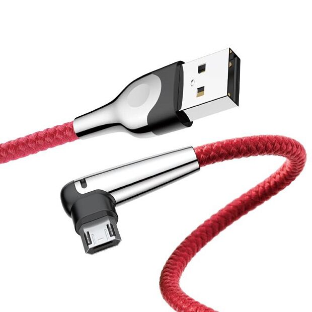 Кабель Baseus MVP Mobile Game Cable USB For Micro 2.4A 1m (Red/Красный) 
