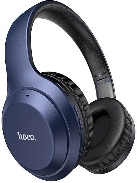 Беспроводные наушники Hoco W30 Fun move BT headphones (Blue) - 1