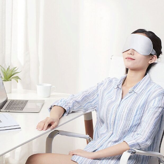 Маска для сна Xiaoda Heat Treatment Eye Mask (White/Белый) - 3