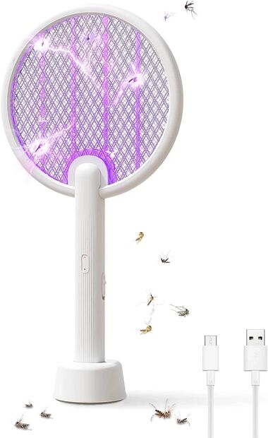 Электрическая мухобойка Qualitell Electric Mosquito Swatter C2 (ZSC220906) белая - 2