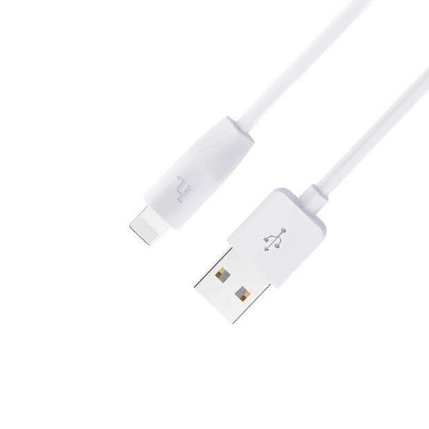 USB кабель HOCO X1 Rapid Lightning 8-pin, 1м, PVC (белый) - 1