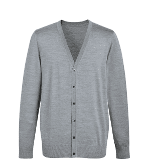Кардиган V-neck Knit Cardigan (Gray/Серый) 