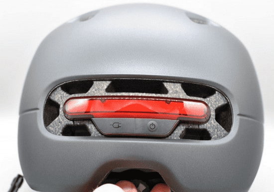 Расположение светодиодной подсветки в шлеме Xiaomi