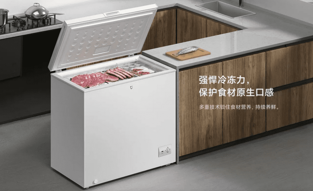 Дизайн морозильной камеры Xiaomi Mijia 203L 