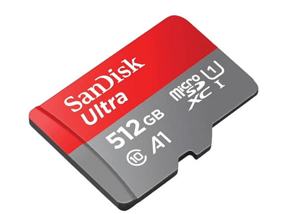 Карта памяти MICRO SDXC 512GB UHS-I W/A SANDISK (SDSQUA4-512G-GN6MA) RU - 1
