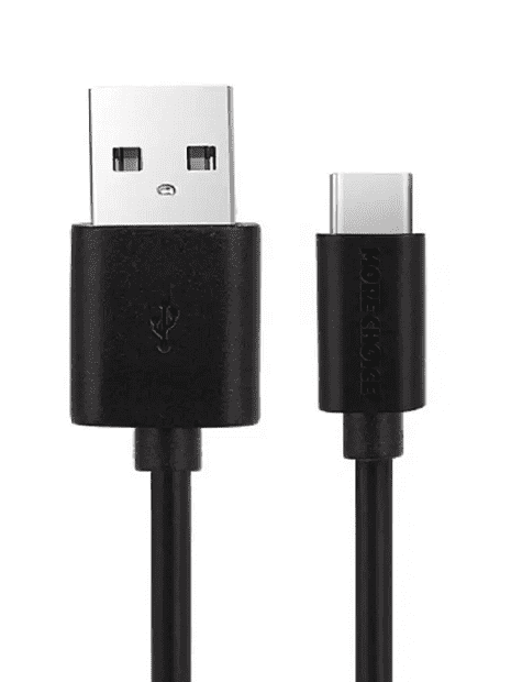 Дата-кабель USB 2.1A для Type-C More choice K13a TPE 1м Черный - 1