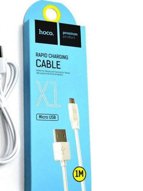USB кабель HOCO X1 Rapid MicroUSB, 1м, PVC (белый) - 3