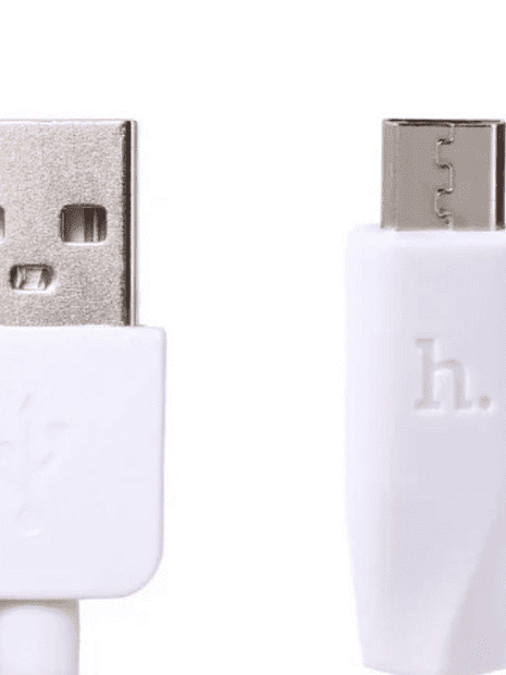 USB кабель HOCO X1 Rapid MicroUSB, 2м, PVC (белый) - 5