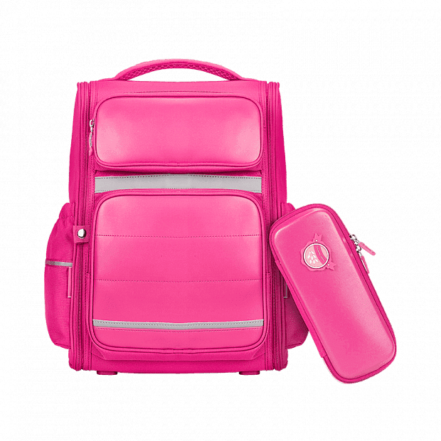Водонепроницаемый рюкзак с пеналом Xiaomi Yang 25L Backpack 4-6 Class (Pink/Розовый) - 1