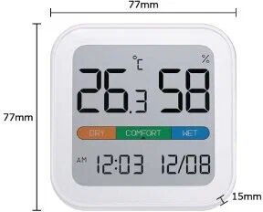 Метеостанция  MIIIW Comfort Temperature And Humidity Clock S210 MW22S06 - 2