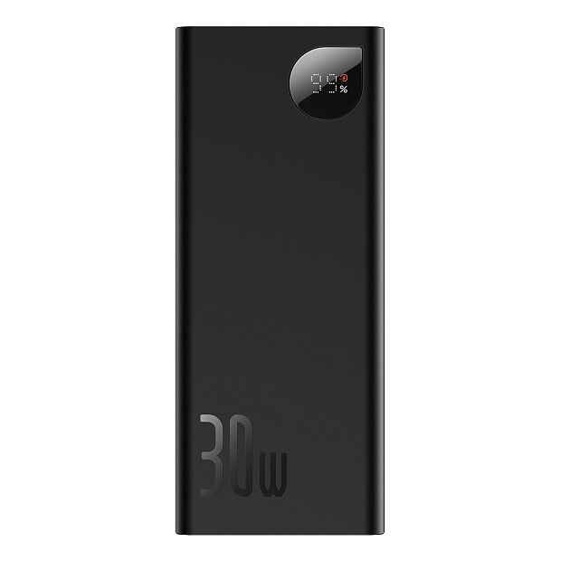 Внешний аккумулятор Baseus Adaman Metal Display Fast charge 20000mAh 30W черный (PPAD030001) - 1